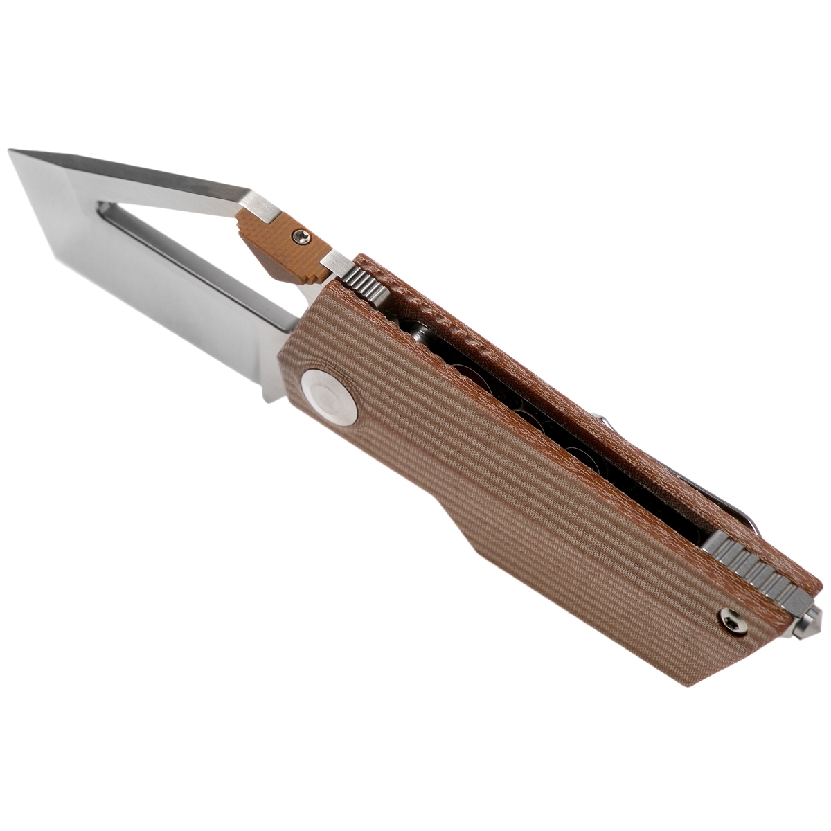 Складной нож Kizer CyberBlade, сталь M390, рукоять Micarta - фото 7