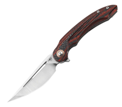 Фото Складной нож Bestech Irida, сталь Sandvik 14C28N, Liner-lock, рукоять G10/carbon