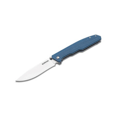 Фото Складной нож Boker Deep Blue Canvas, сталь 440А, рукоять микарта