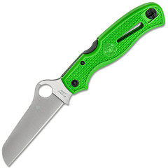 Фото Нож складной Spyderco Atlantic Salt, сталь LC200N, рукоять Green FRN