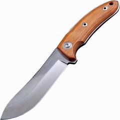 Фото Разделочный шкуросъемный нож с фиксированным клинком Katz Pro Hunter, сталь XT-80, рукоять береза