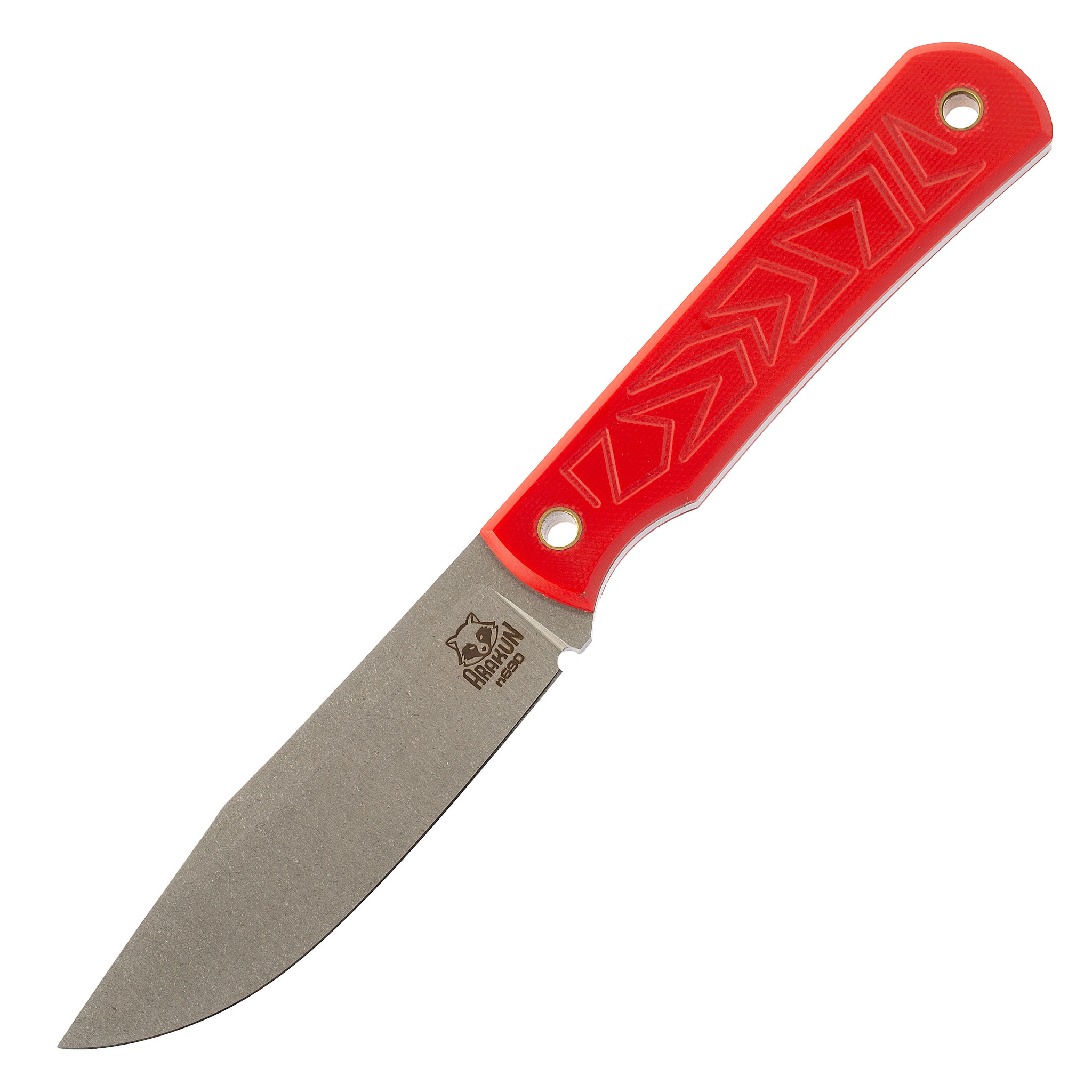Нож Аракул, сталь N690, рукоять G10 красная