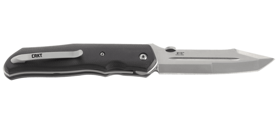 фото Складной нож crkt bt-70, сталь aus 8, рукоять black g10