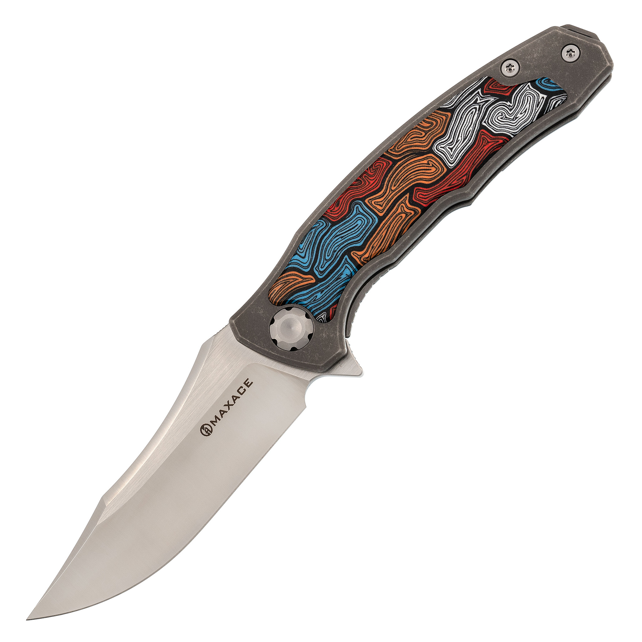 Складной нож Maxace Halictus 2.0, сталь M390, рукоять Titanium/G10