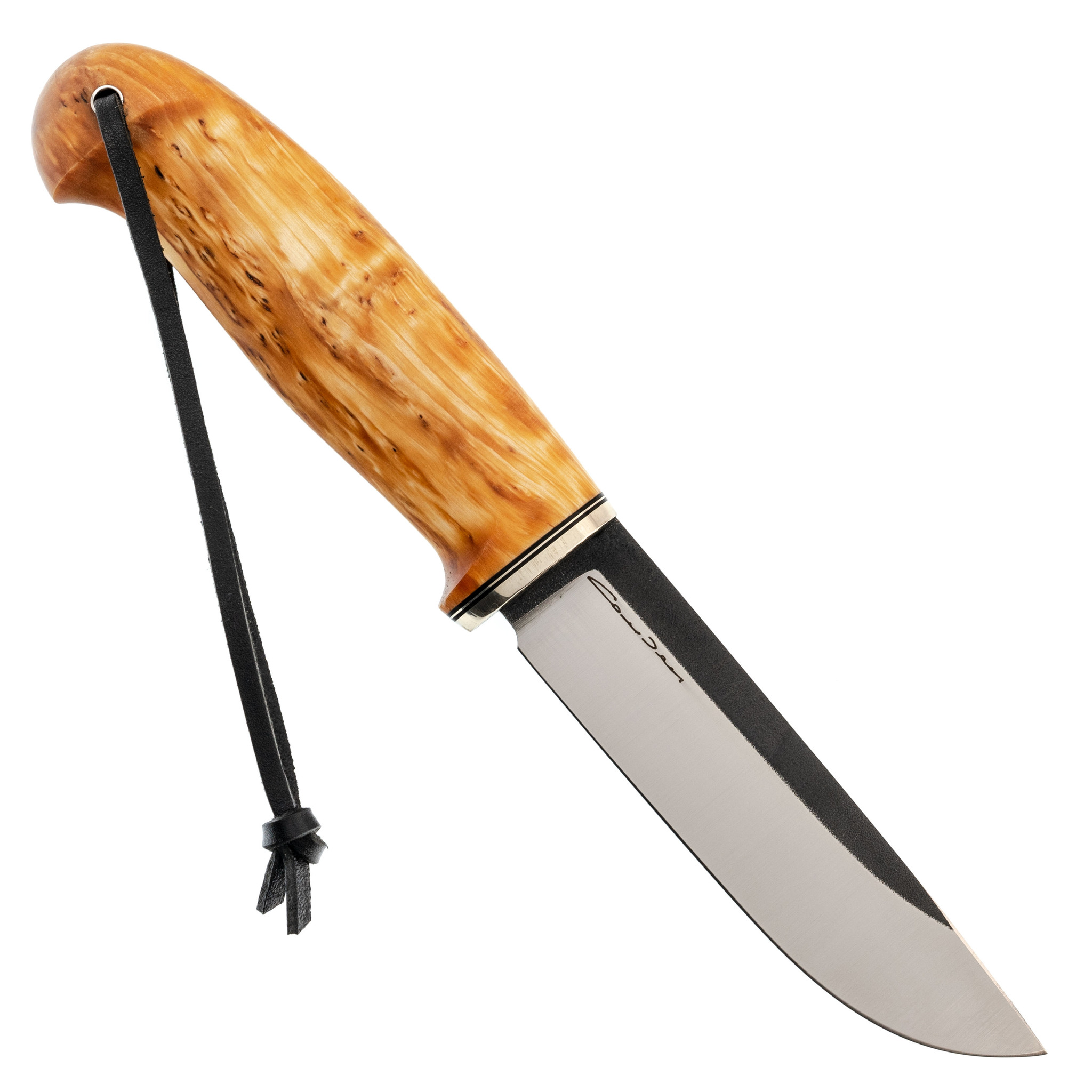 Нож Шмель, сталь D2, рукоять коричневый граб - фото 3