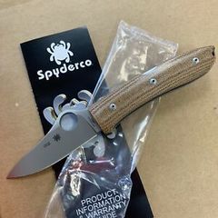 Фото Нож складной SpyOpera Spyderco, сталь M390, рукоять микарта