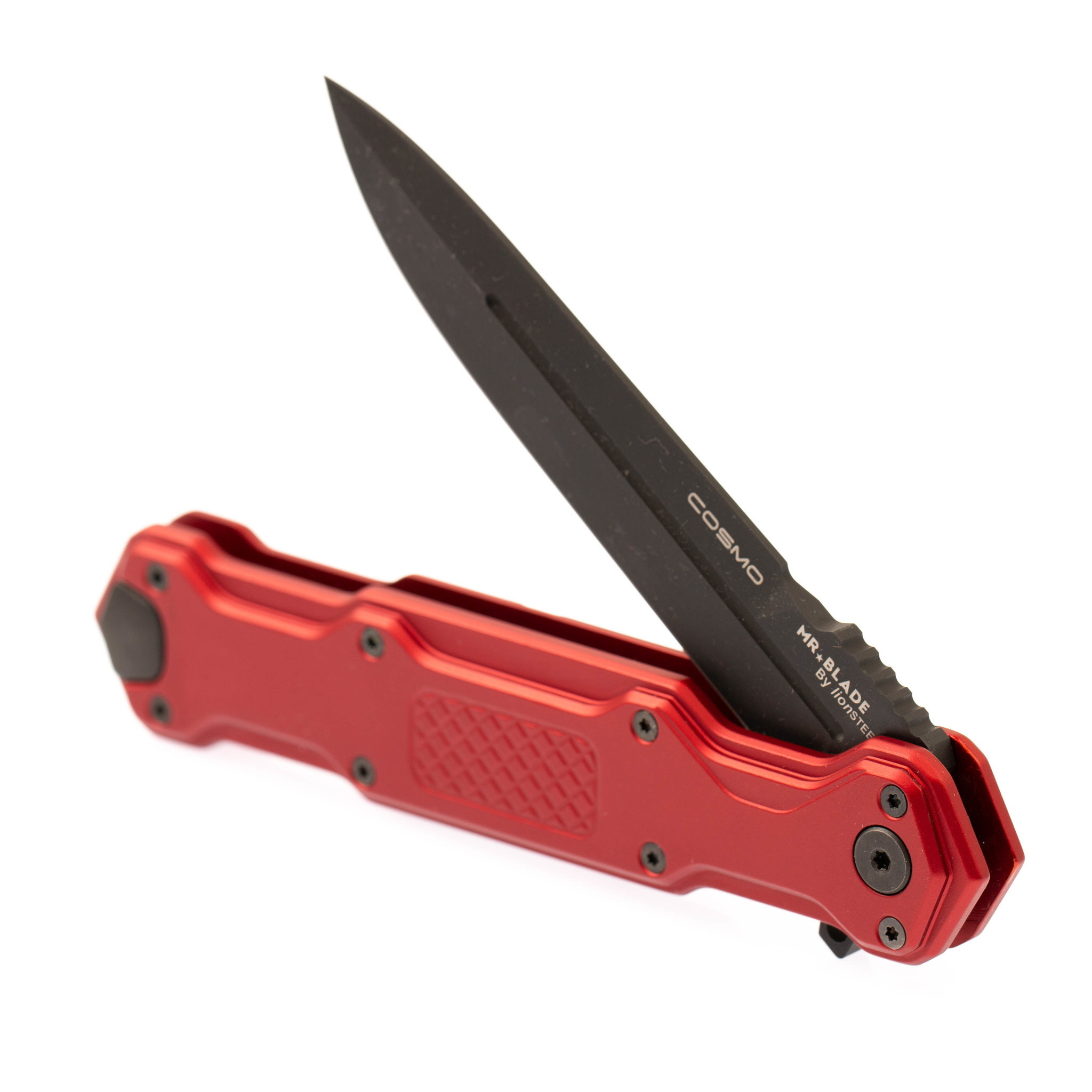 Складной нож Cosmo Red Black, сталь Sleipner - фото 8
