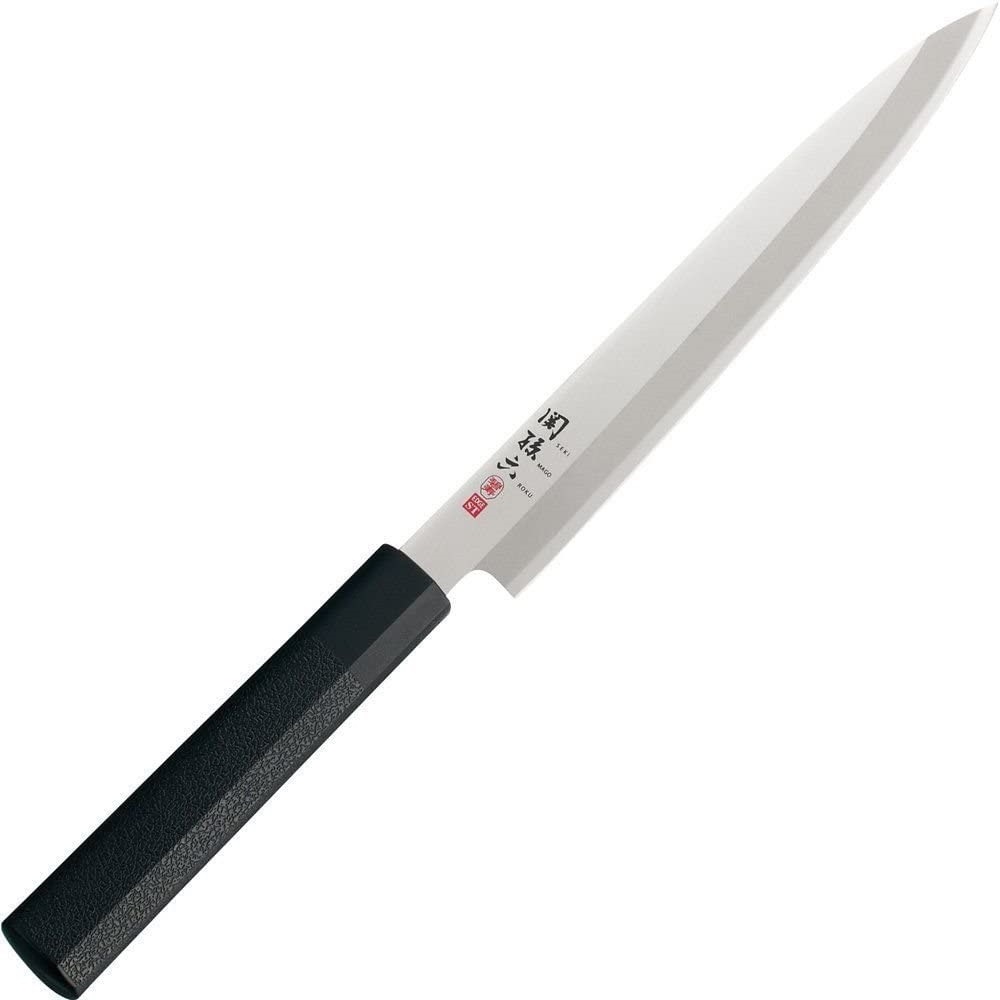 фото Кухонный нож янагиба seki magoroku edgest 210 мм, нержавеющая сталь kai