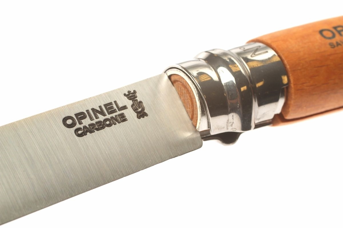 фото Нож opinel №8, углеродистая сталь, рукоять из дерева бука, блистер