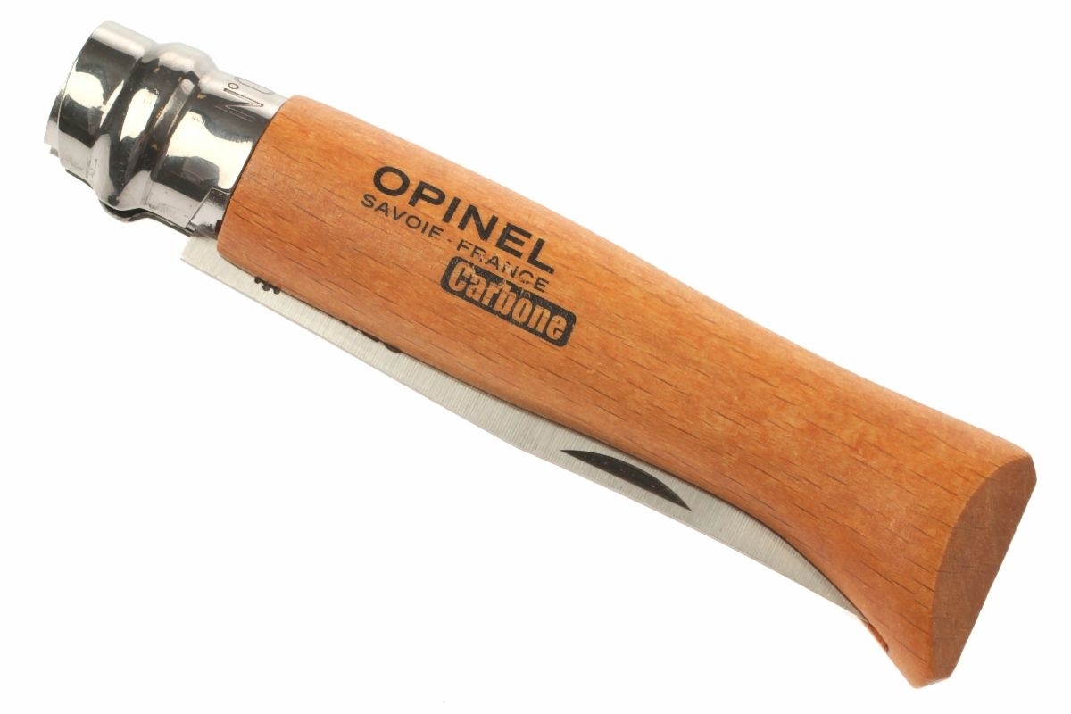 фото Нож opinel №8, углеродистая сталь, рукоять из дерева бука, блистер