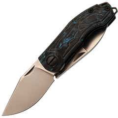 Фото Нож-брелок CKF Keysha, сталь M398, рукоять титан/карбон