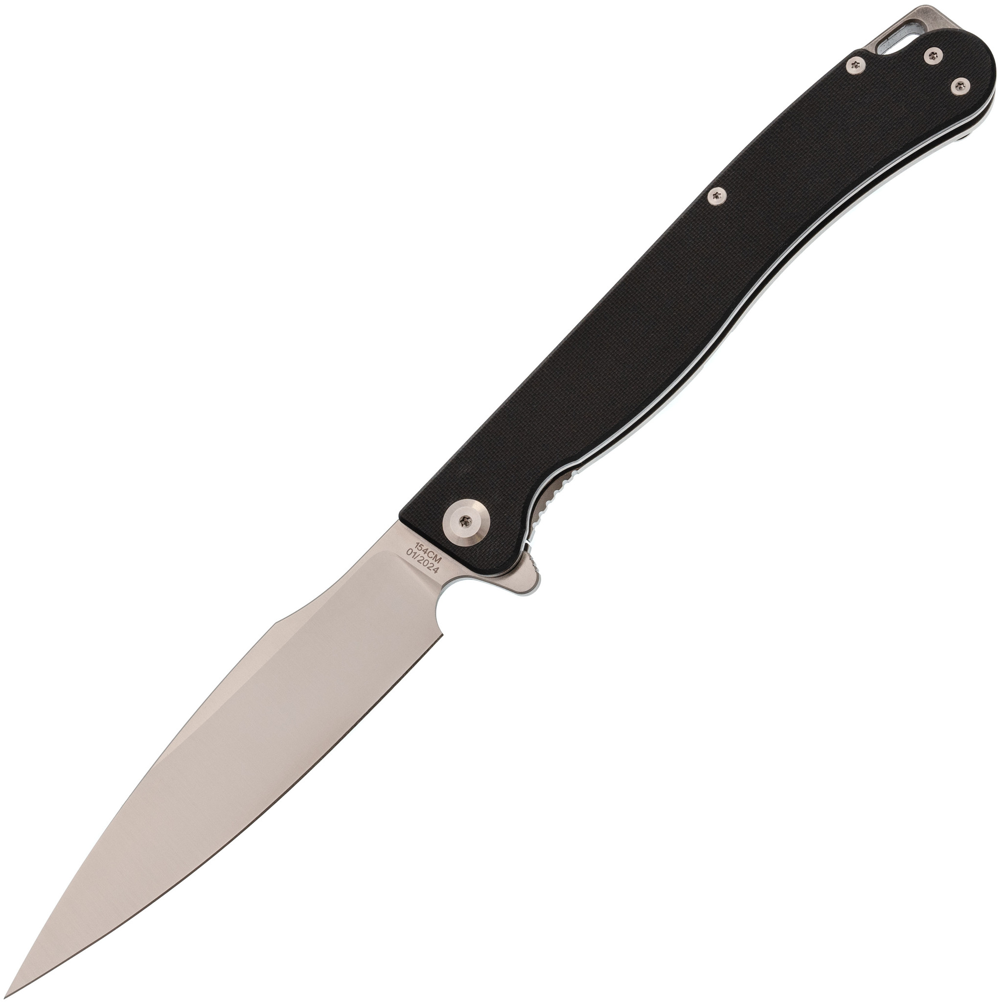 Складной нож Daggerr Condor Black Satin, сталь 154CM, рукоять G10 - фото 1