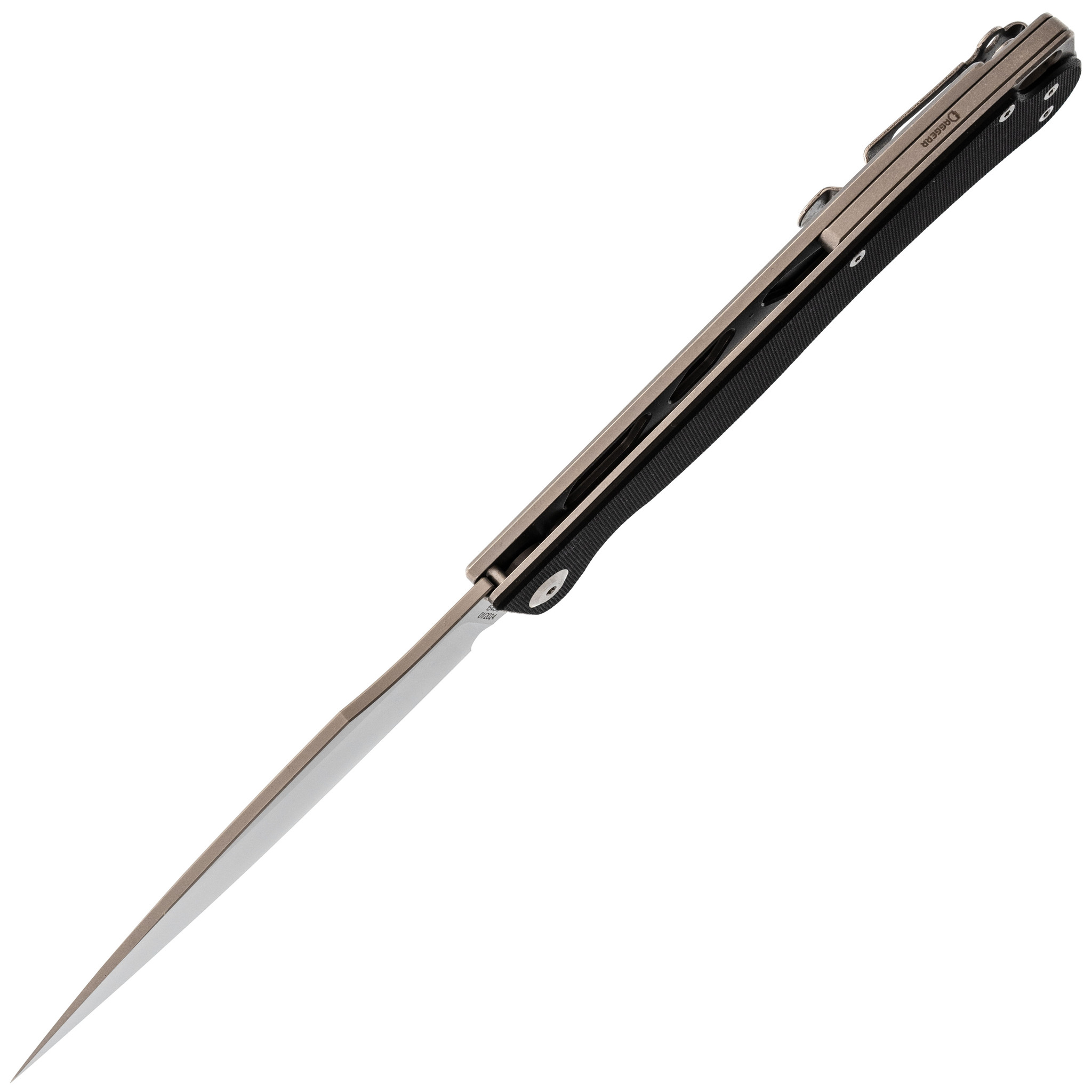 фото Складной нож daggerr condor black satin, сталь 154cm, рукоять g10