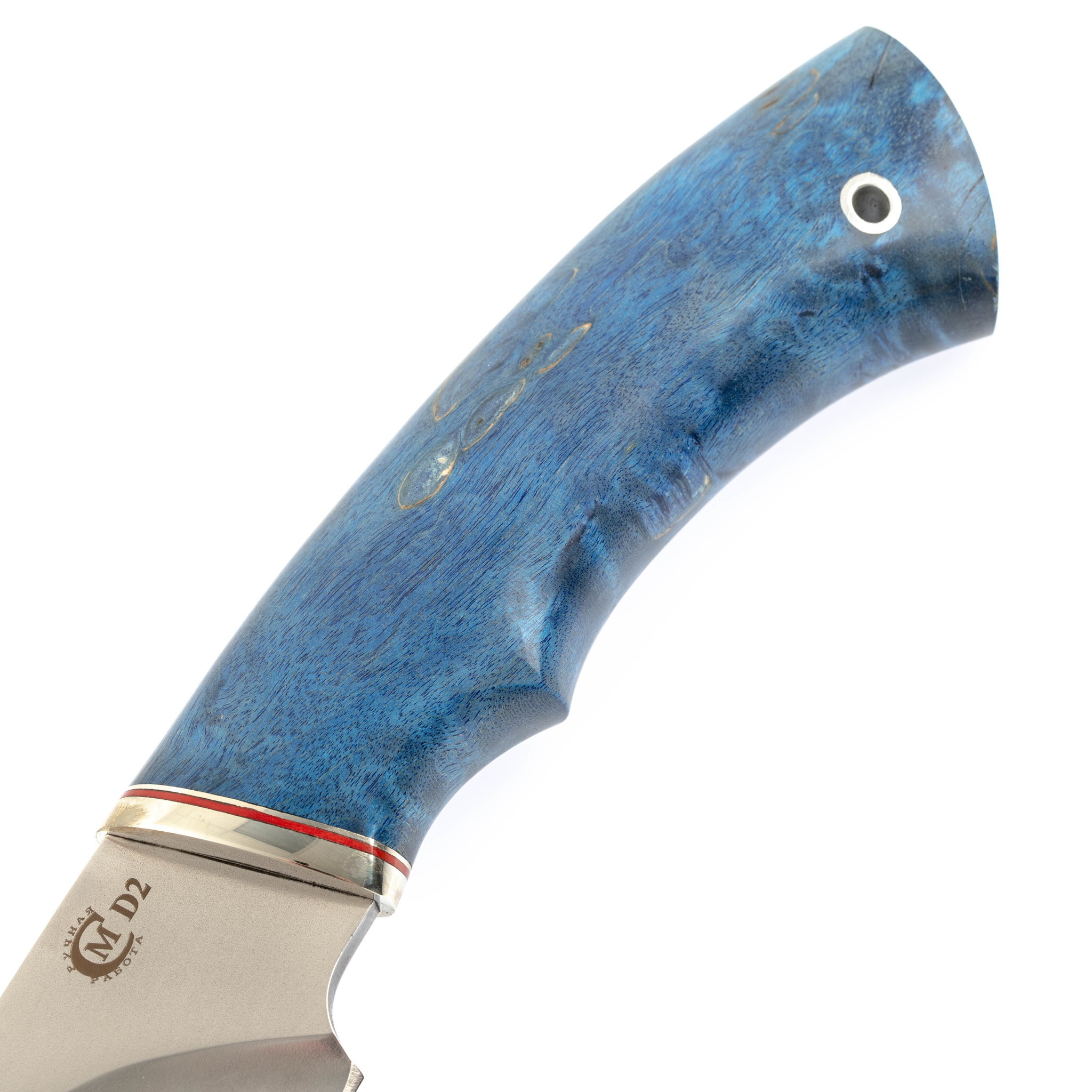 Нож Разделочный, сталь D2, рукоять карельская береза от Ножиков
