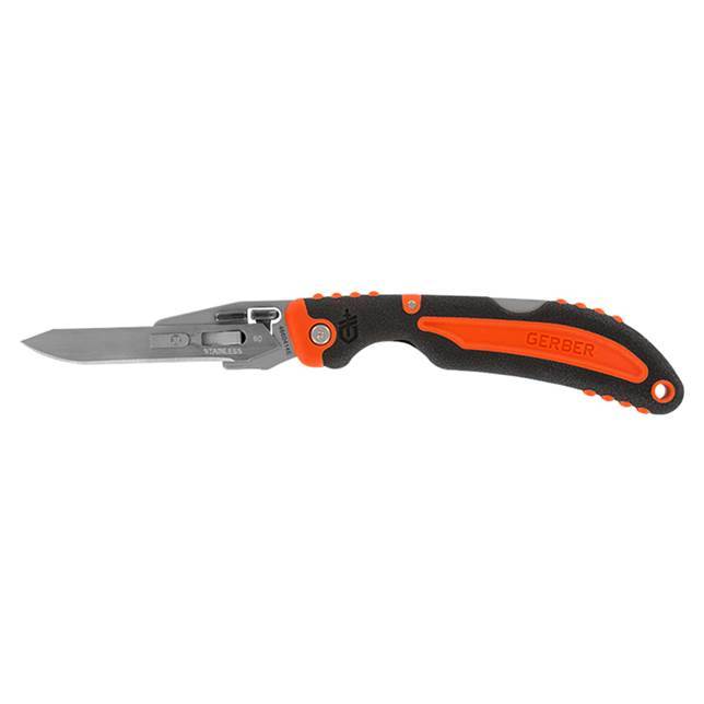 фото Набор ножей gerber vital combo - стропорез vital zip и vital pocket folder, сталь 420hc, рукоять пластик/резина, оранжевый