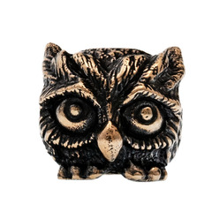 Фото Бусина для темляка Филин, бронза