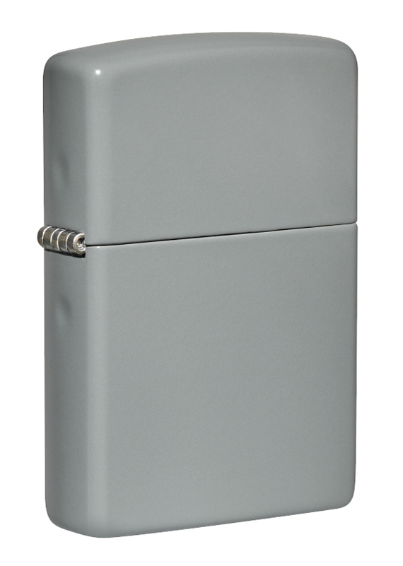 Зажигалка Classic Flat Grey ZIPPO 49452 зажигалка zippo ice латунь с никеле хром покрыт мокр асфальт глянц 30х55х10 мм