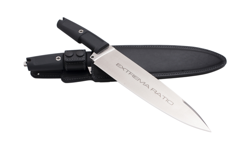 Полевой поварской нож Extrema Ratio Psycho 24 Satin, сталь Bhler N690, рукоять Forprene® полевой соединитель lanmaster
