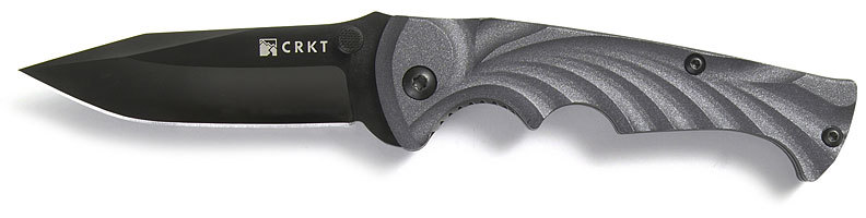 фото Полуавтоматический складной нож crkt tiny tighe breaker black, сталь aus-8, термопластик
