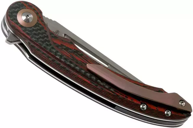 Складной нож Bestech Irida, сталь Sandvik 14C28N, рукоять G10/carbon - фото 2