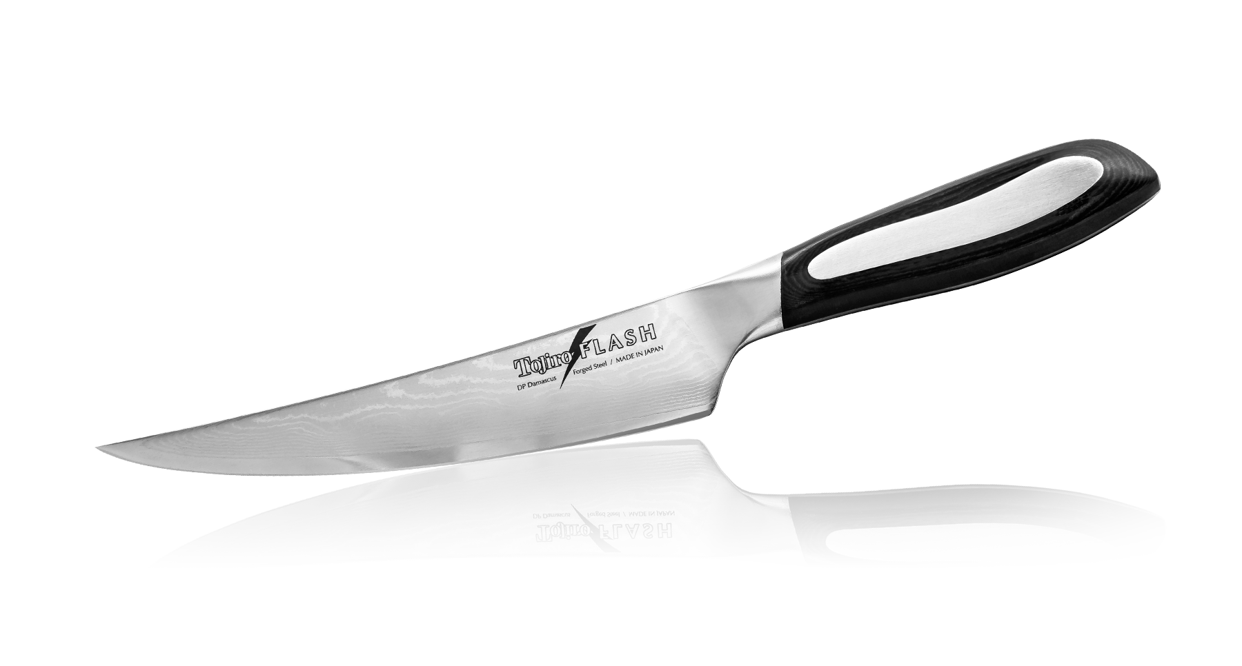 Нож Филейный Tojiro Flash, FF-ABO165, сталь VG-10, чёрный от Ножиков