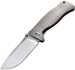 Фото Нож складной LionSteel SR1 G, сталь Sleipner, рукоять титан