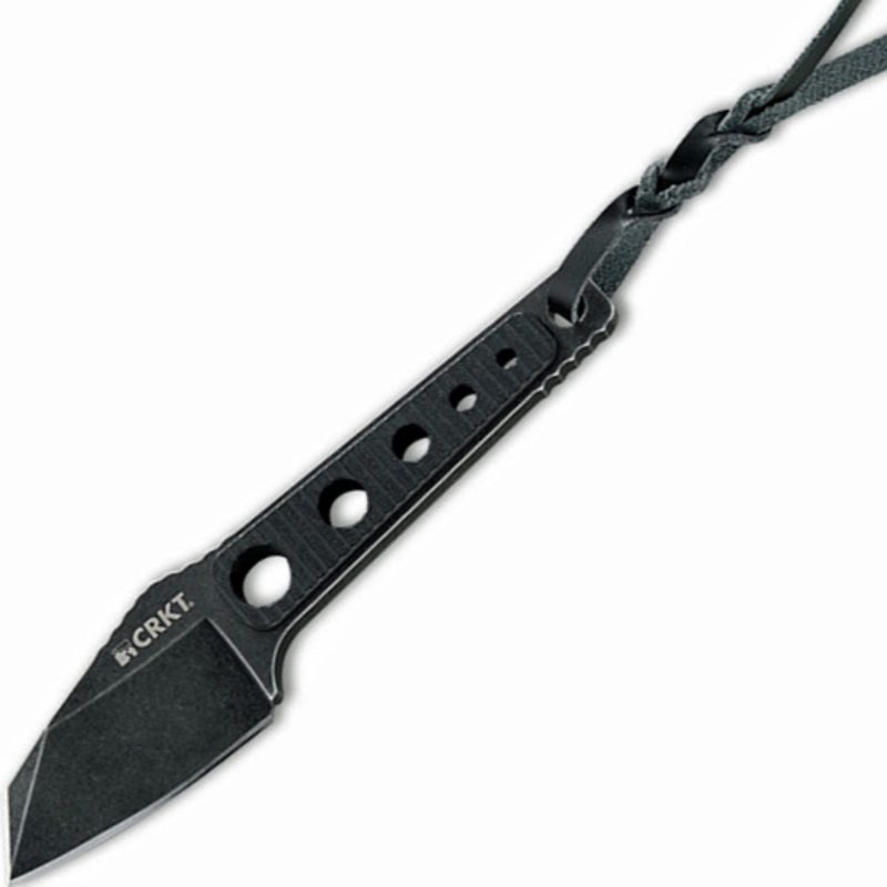 Нож с фиксированным клинком CRKT No Bother, сталь 8Cr13MoV, рукоять ABS-Пластик - фото 1