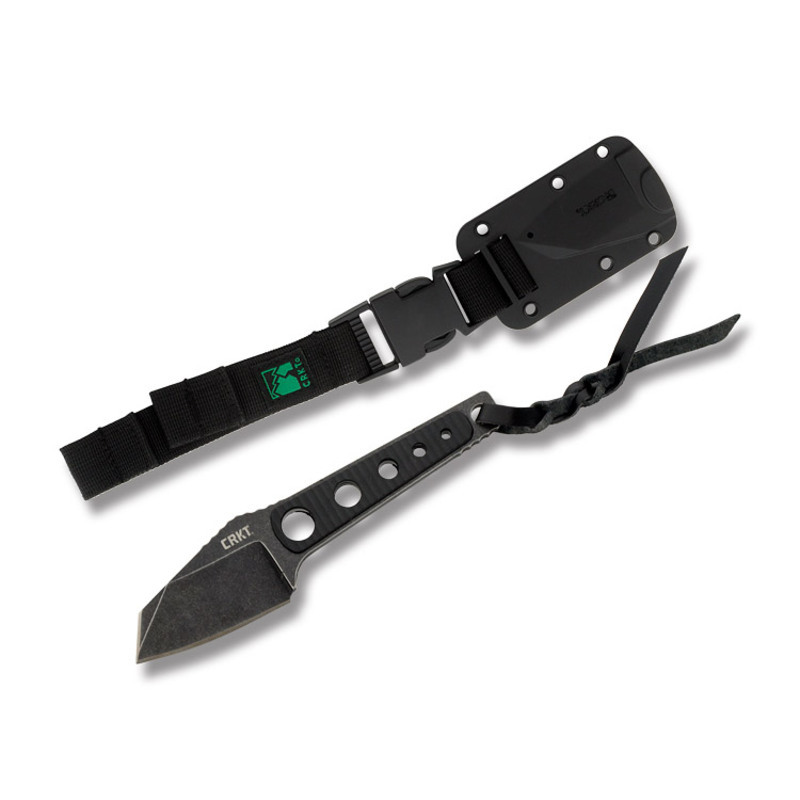 Нож с фиксированным клинком CRKT No Bother, сталь 8Cr13MoV, рукоять ABS-Пластик - фото 3