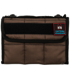 Фото Сумка для 6 ножей с замком KTB, коричневая
