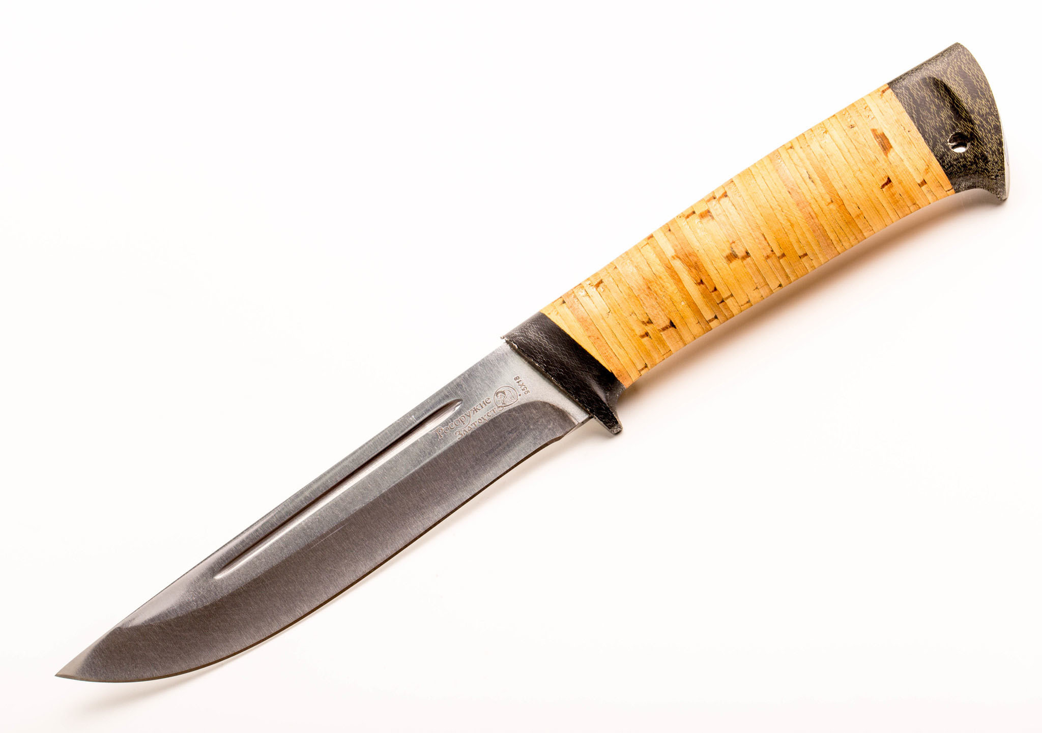 фото Нож риф, сталь 95х18, береста росоружие