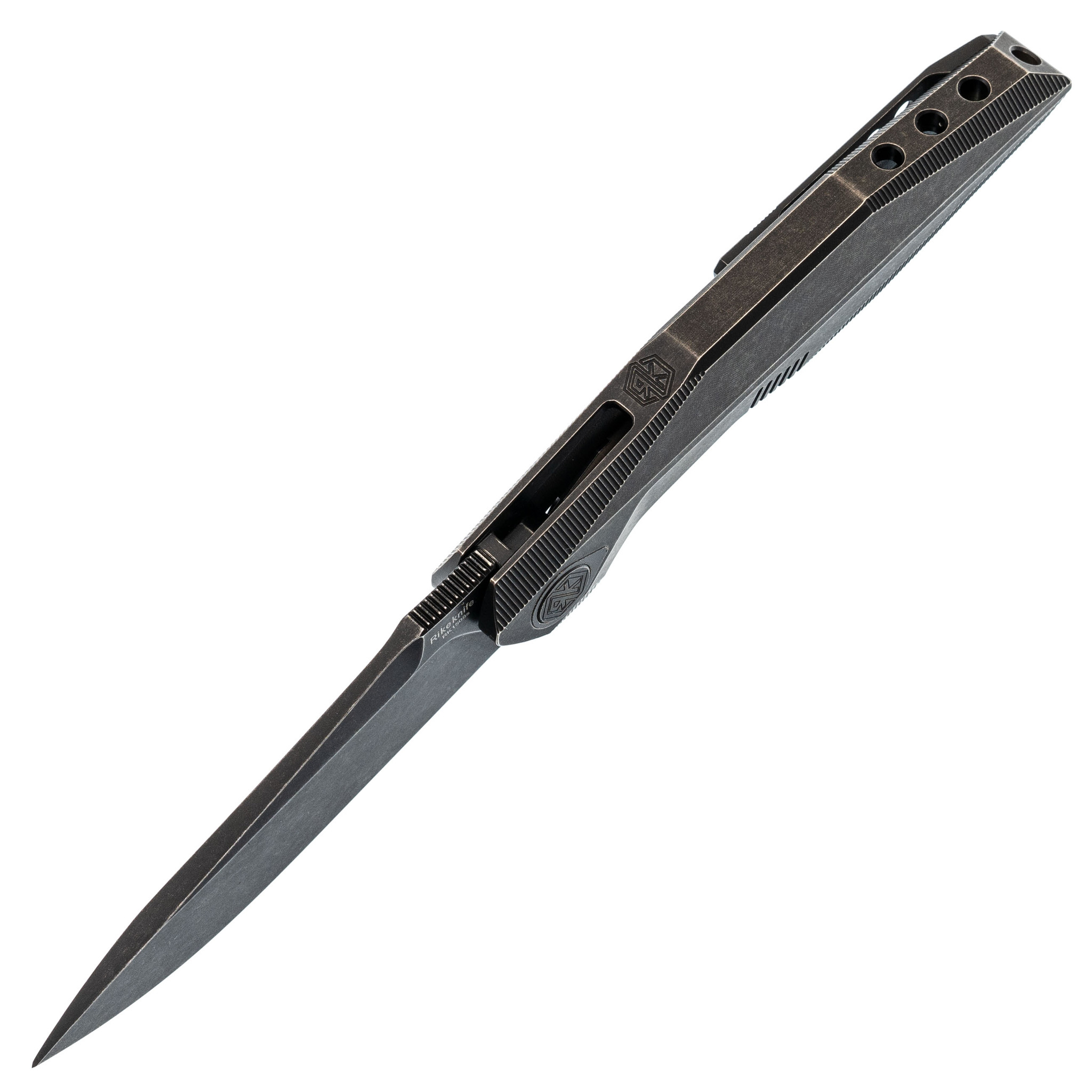 Нож складной 1508S Black Rikeknife, сталь M390, Titanium - фото 2