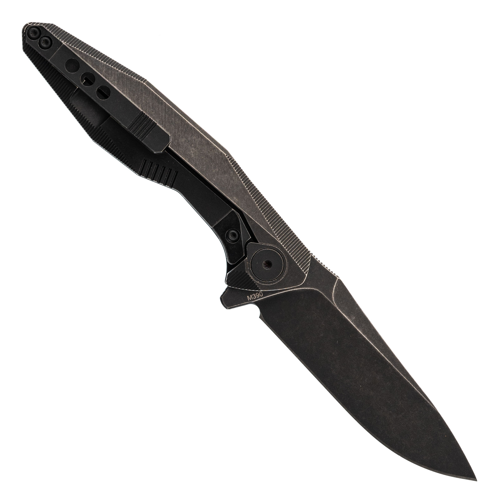 Нож складной 1508S Black Rikeknife, сталь M390, Titanium - фото 3
