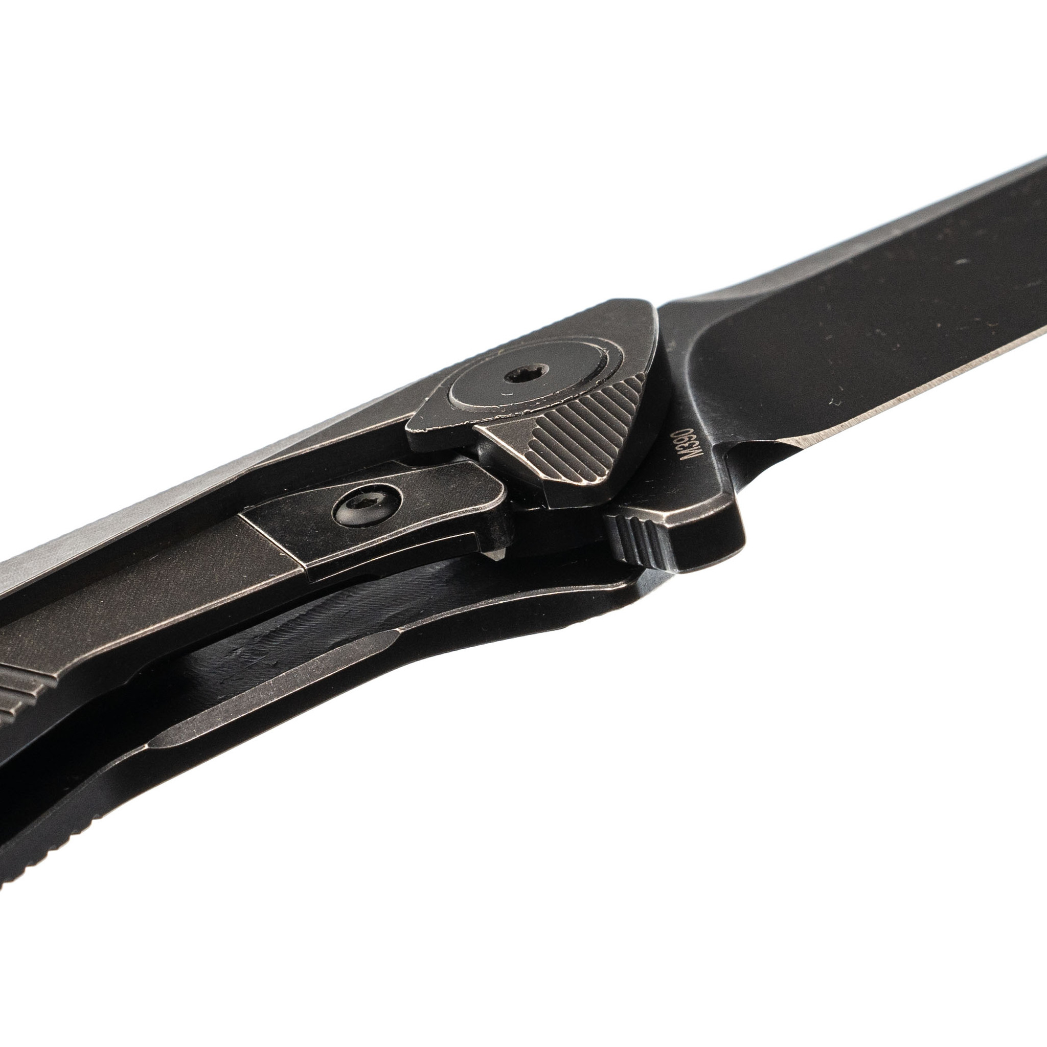 Нож складной 1508S Black Rikeknife, сталь M390, Titanium - фото 4
