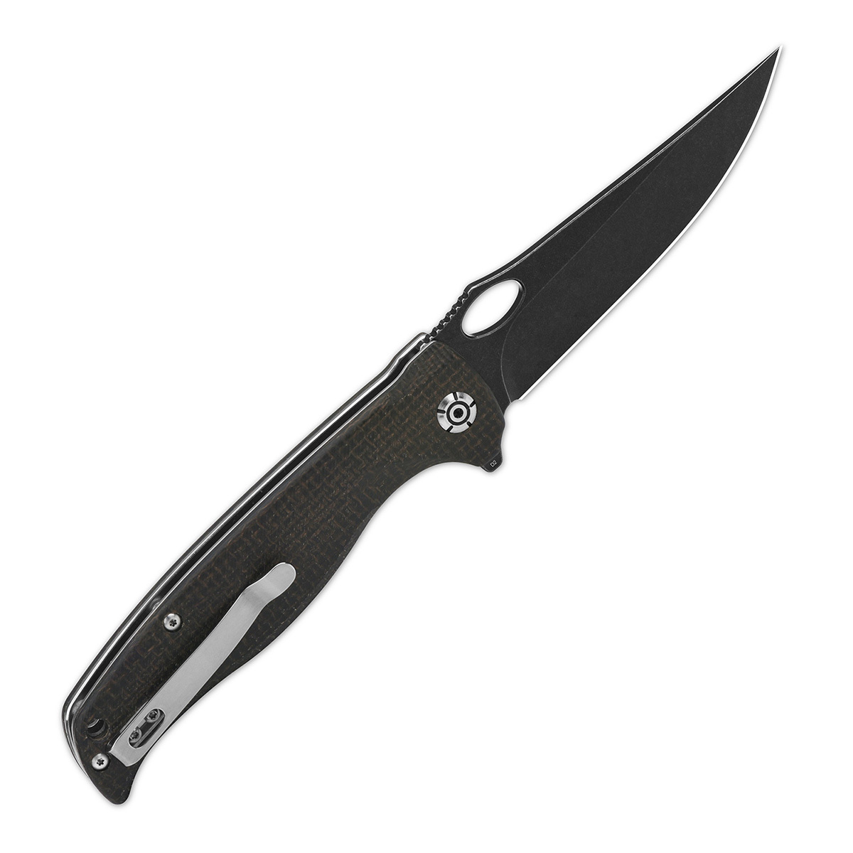 Складной нож QSP Gavial, сталь D2, рукоять микарта, черный - фото 2
