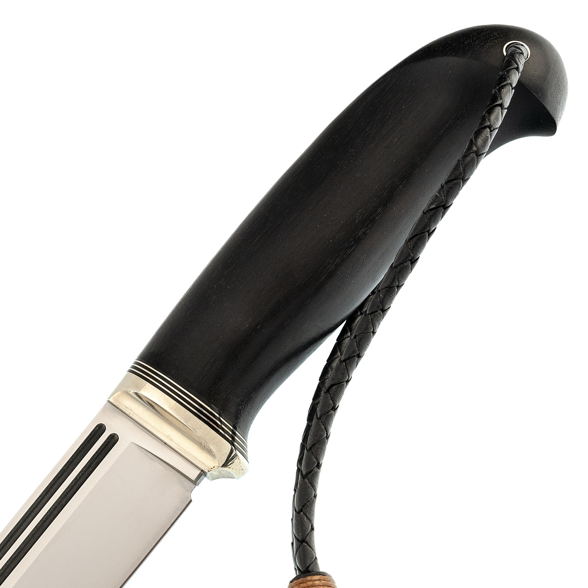 Нож Лиман Засапожный, сталь Х12МФ, стабилизированная карельская береза - фото 3