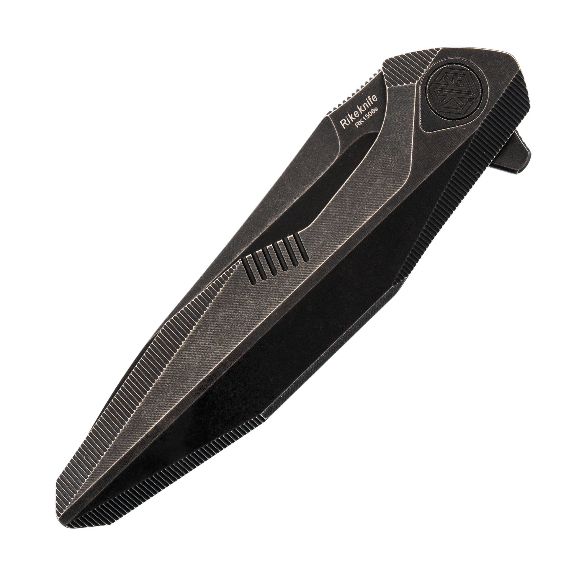 Нож складной 1508S Black Rikeknife, сталь M390, Titanium - фото 8