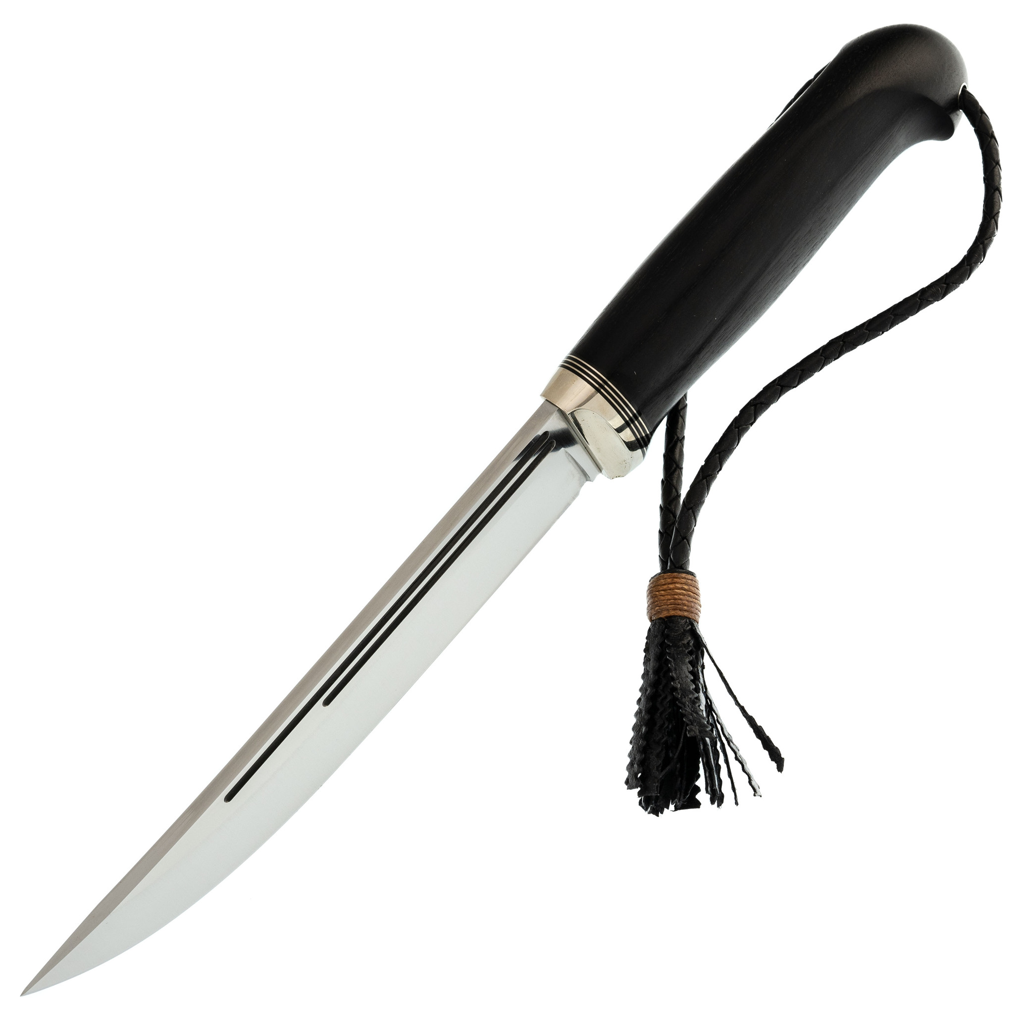 Нож Лиман Засапожный, сталь Х12МФ, стабилизированная карельская береза - фото 4