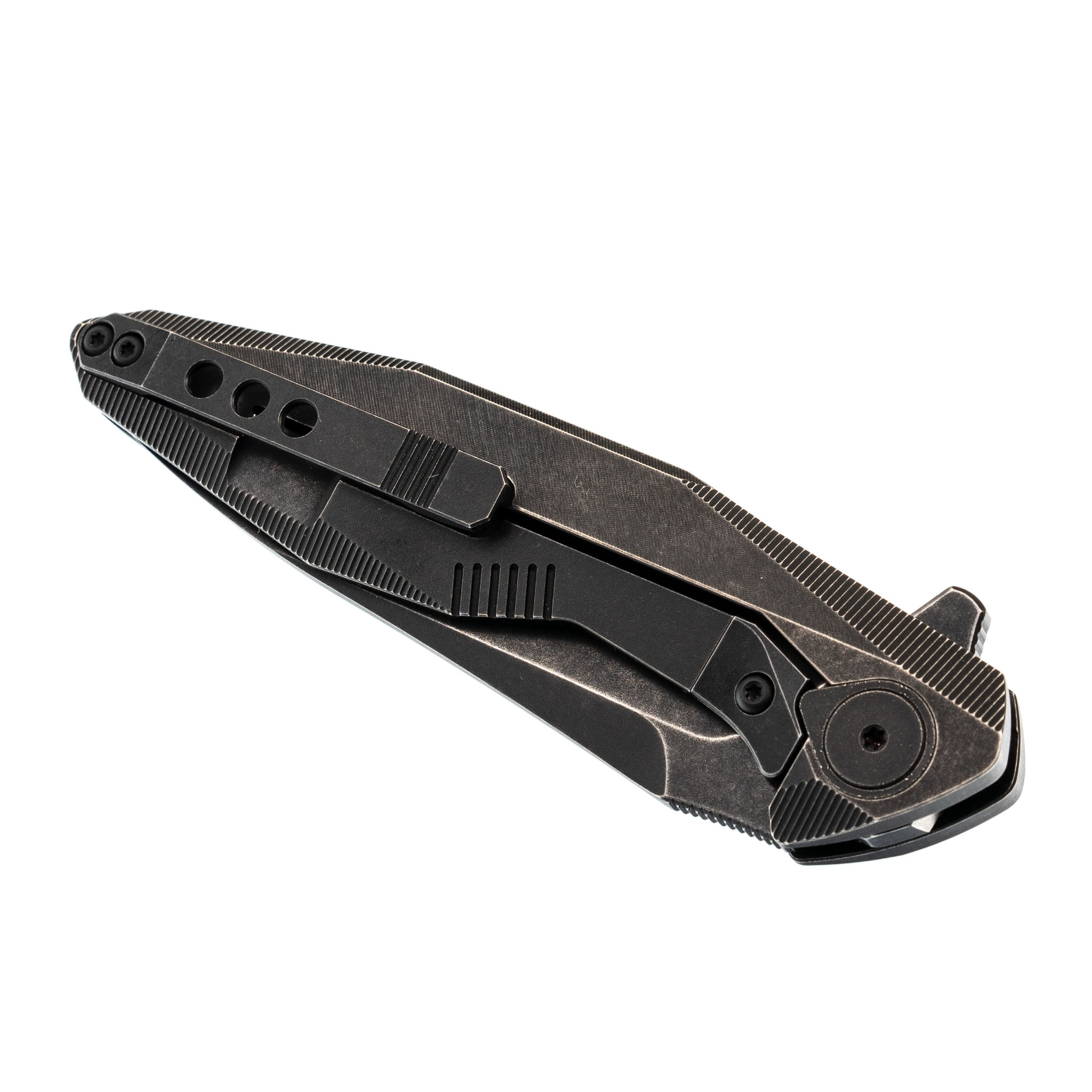Нож складной 1508S Black Rikeknife, сталь M390, Titanium - фото 9