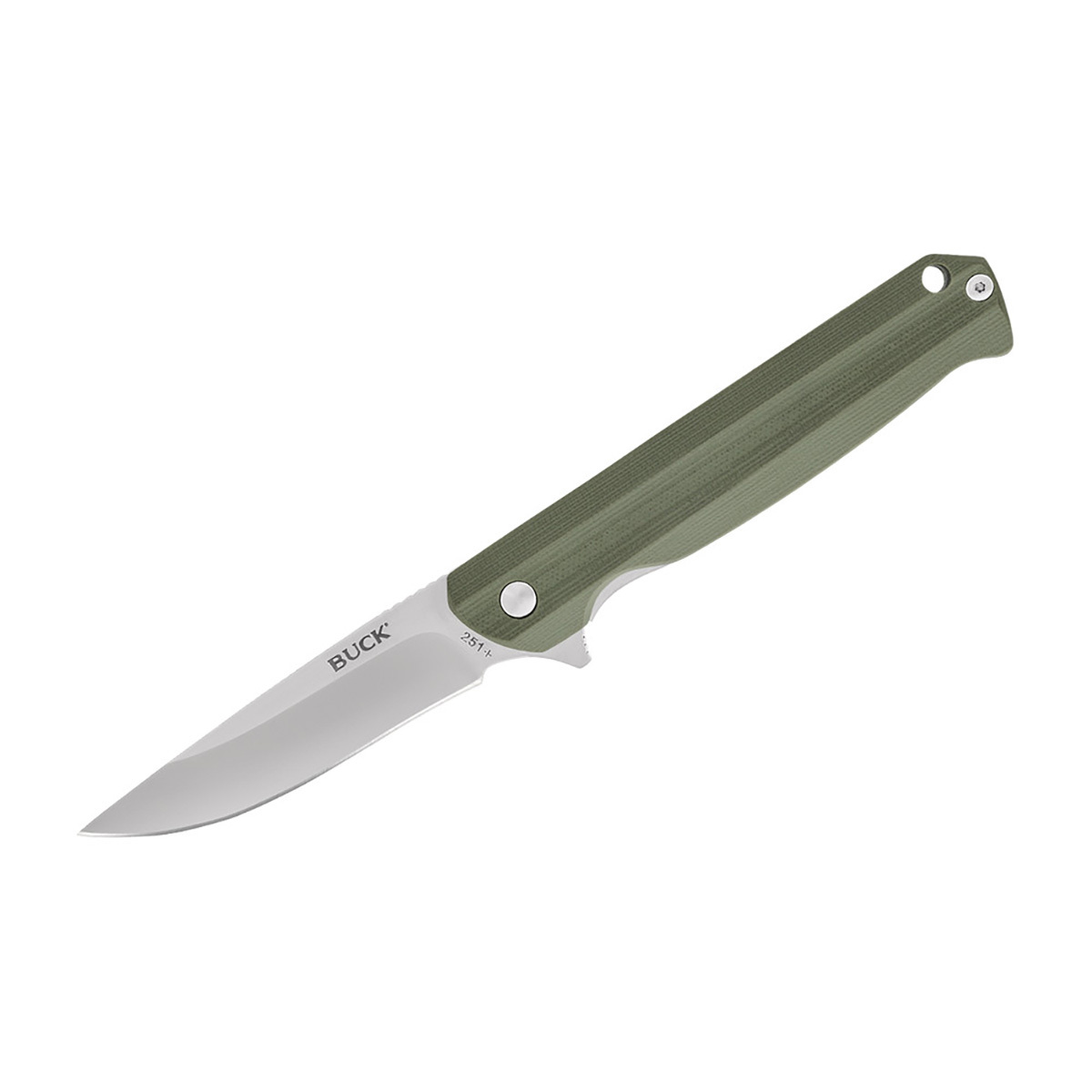 фото Складной нож buck langford, сталь 7cr, рукоять зеленый g10
