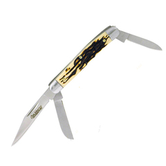 Фото Нож складной Camillus Grandpa 3-Blade, сталь 440А Titanium Bonded®, рукоять Delrin®