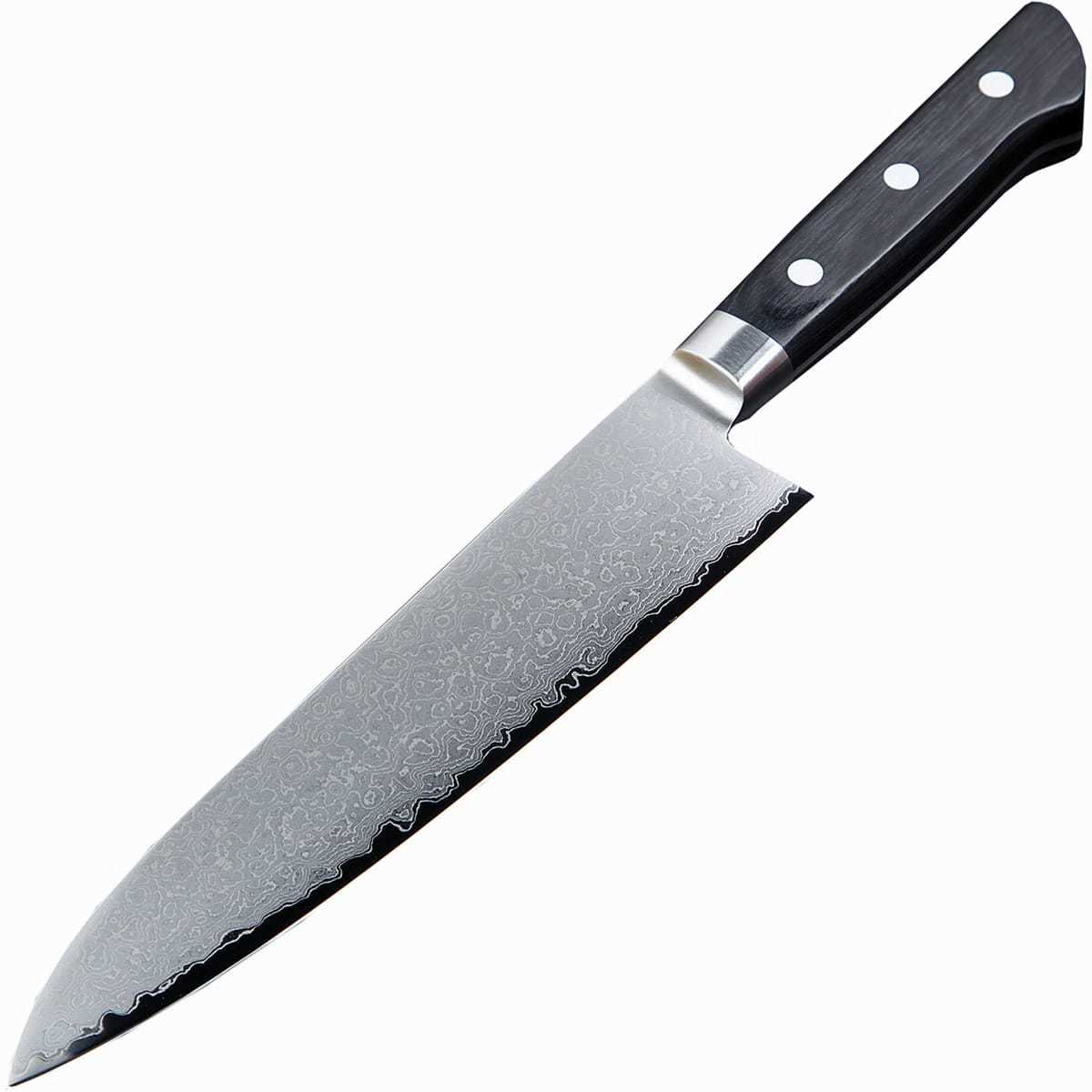 Нож кухонный Шеф 180 мм, Sakai Takayuki Damascus VG-10, 63 сл., pakkawood