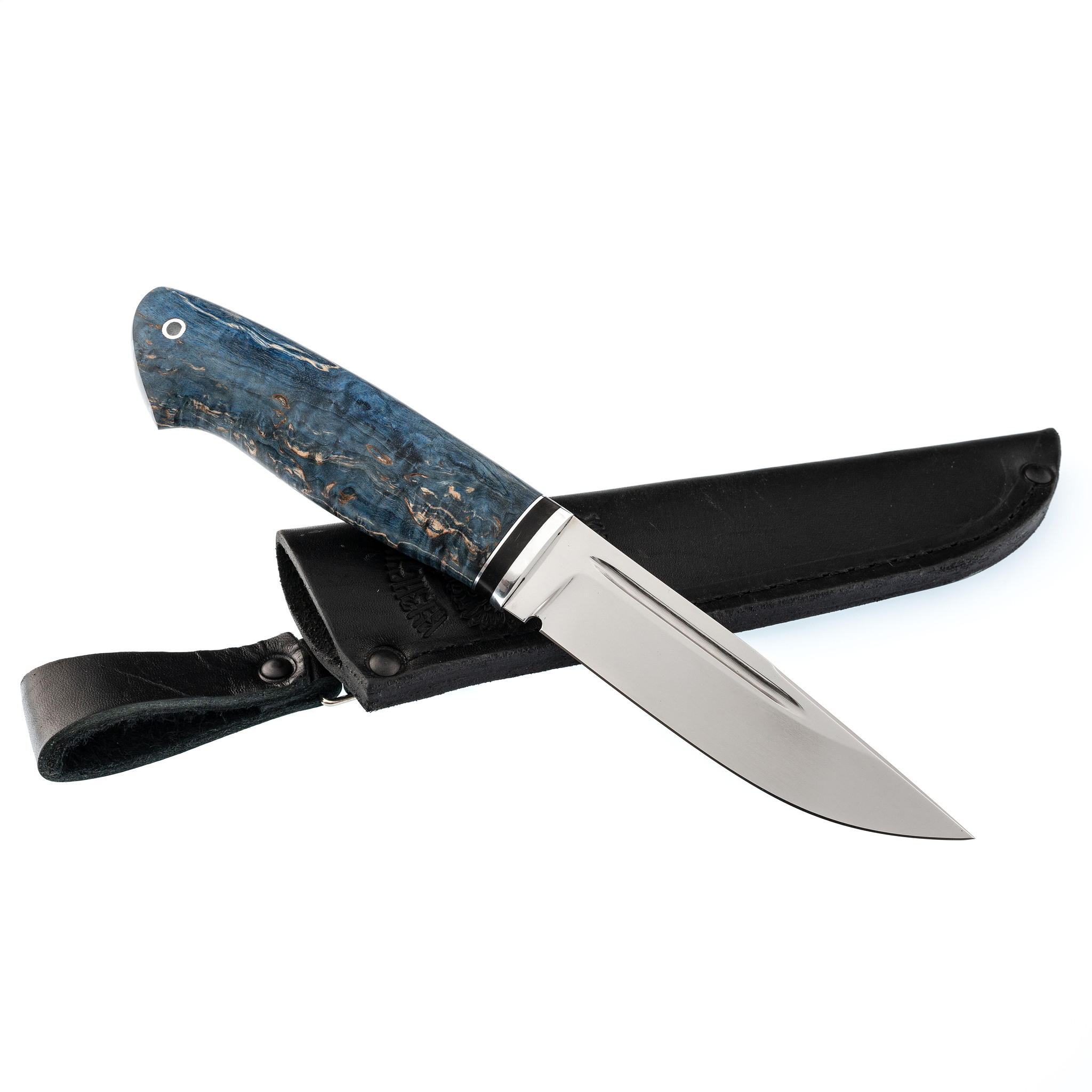 фото Нож бекас-2, сталь х12мф, рукоять карельская береза ножи крутова