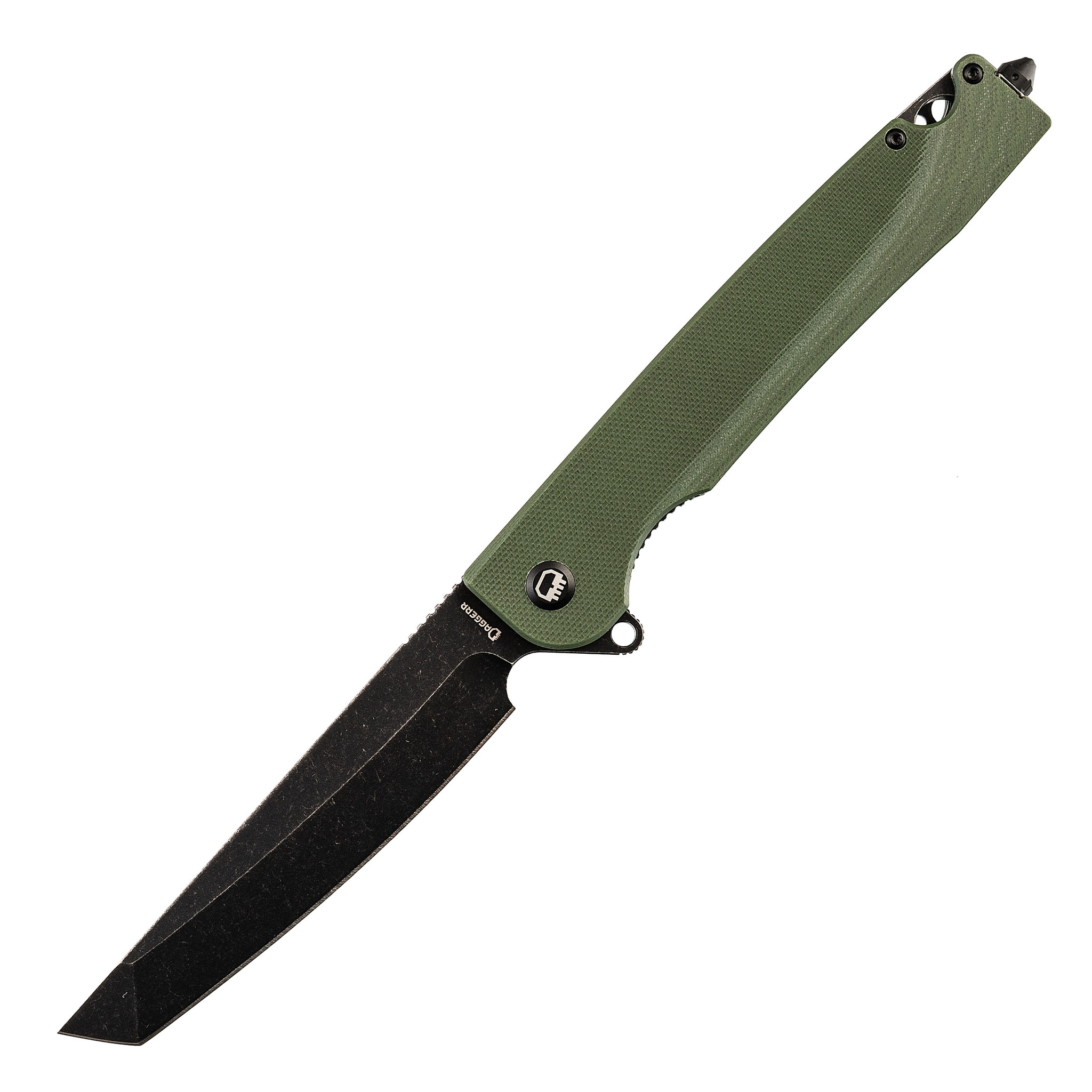 Складной нож Daggerr Ronin BW, сталь D2, рукоять Olive G10