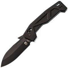 Фото Складной нож Obertech ns-03 Drop point, сталь VG-10, рукоять G10, черный