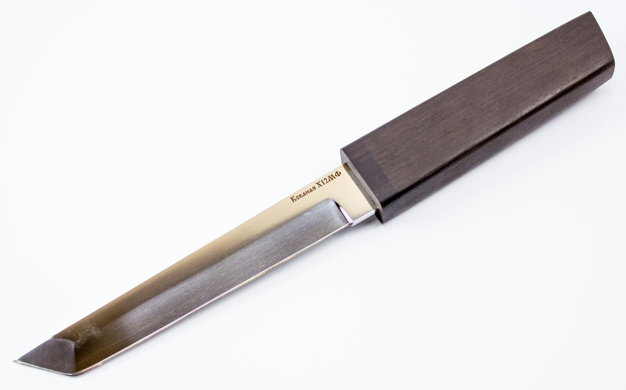 Нож Танто, сталь Х12МФ, деревянные ножны - фото 2