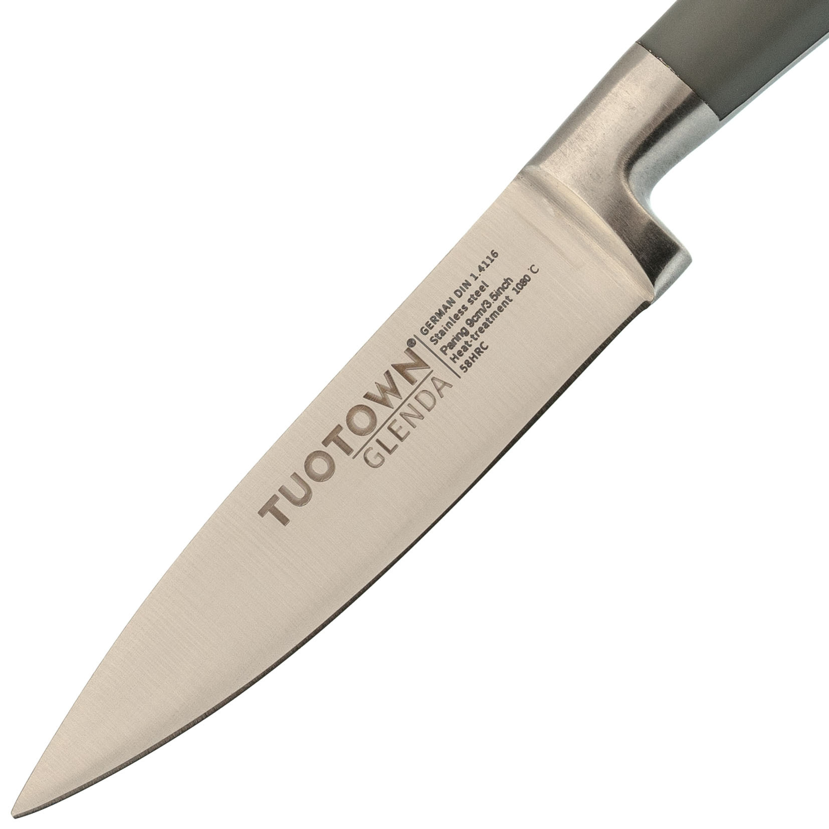 Кухонный нож овощной Tuotown, сталь 1.4116, пластик - фото 2