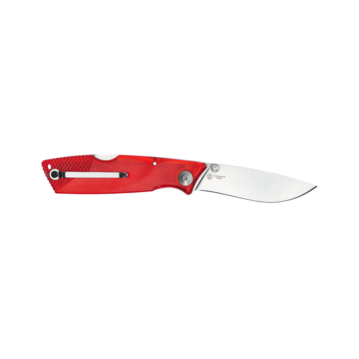 Складной нож Ontario Wraith Ice Series Fire, сталь 1.4116, рукоять пластик - фото 4