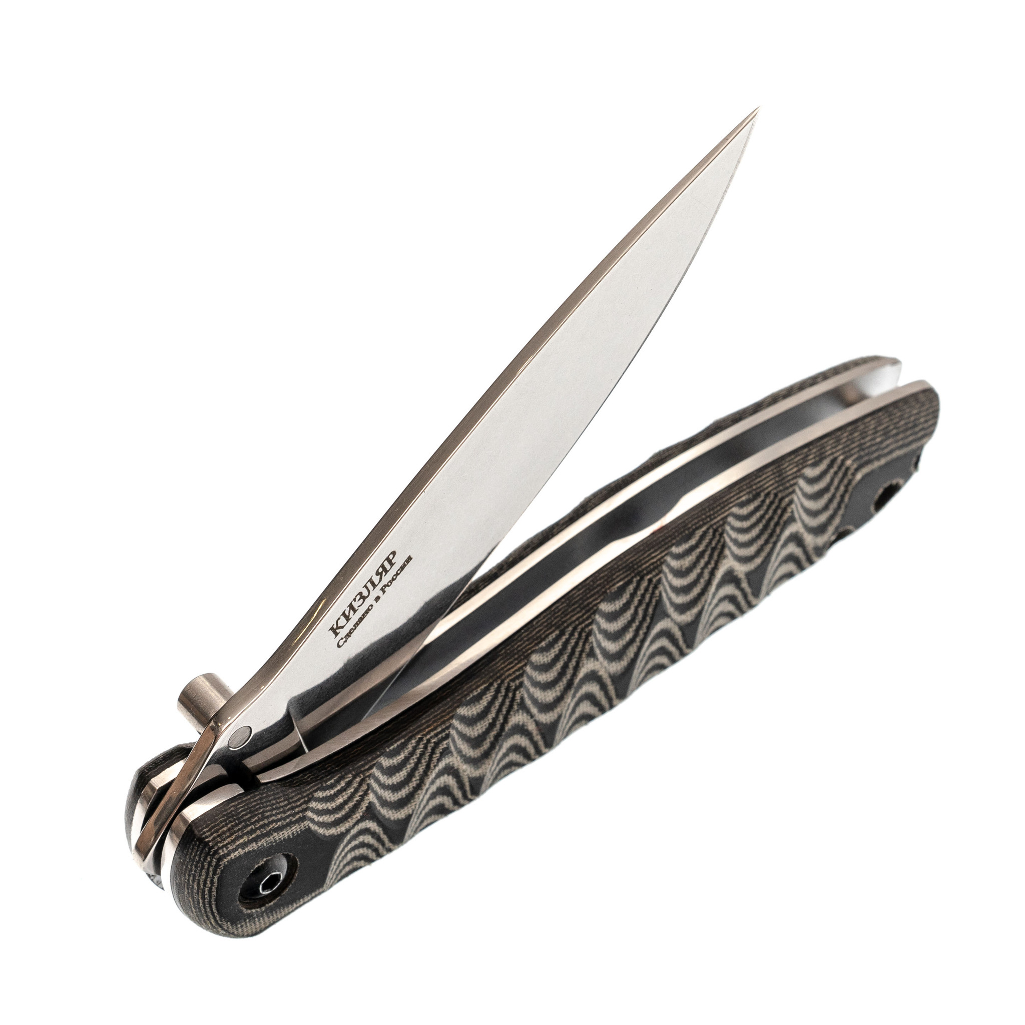 фото Складной нож куница, сталь aus-8, рукоять микарта, кизляр кизляр пп