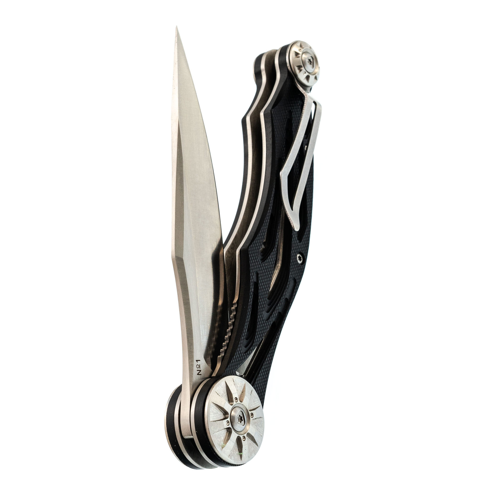 Складной нож Moto 2 Reptilian, сталь 9Cr18MoV, рукоять G10, серый - фото 5