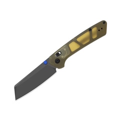 Фото Складной нож Kizer Madrac CL AirTi, сталь M390, рукоять PEI (Ultem)